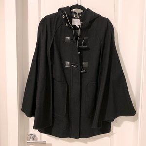 BCBG wool cape coat